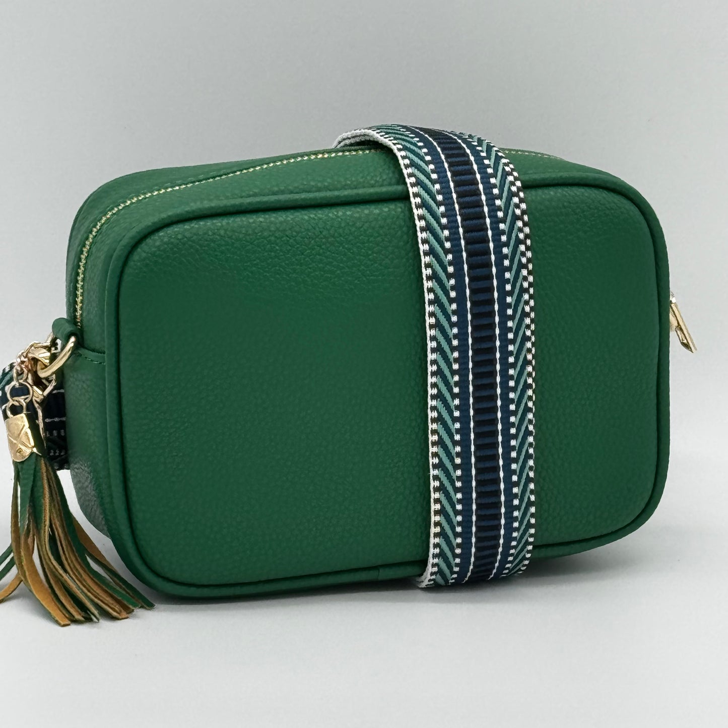 Faux Leather Crossbody Bag