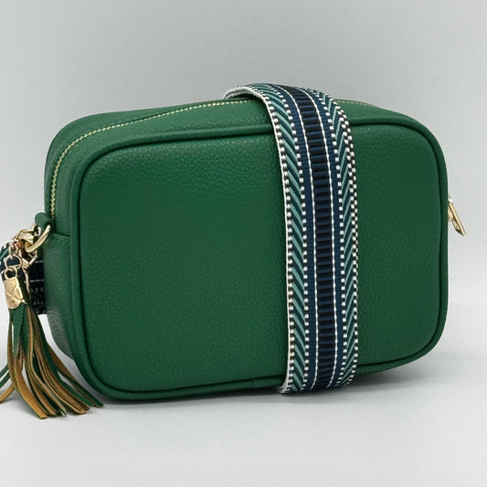 Faux Leather Crossbody Bag