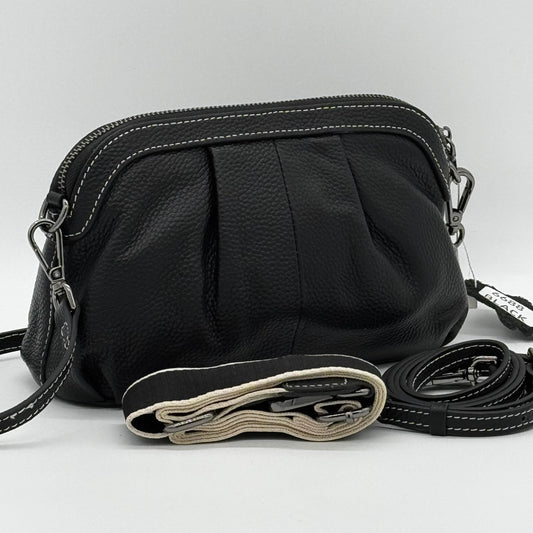 Leather Pleated Bag