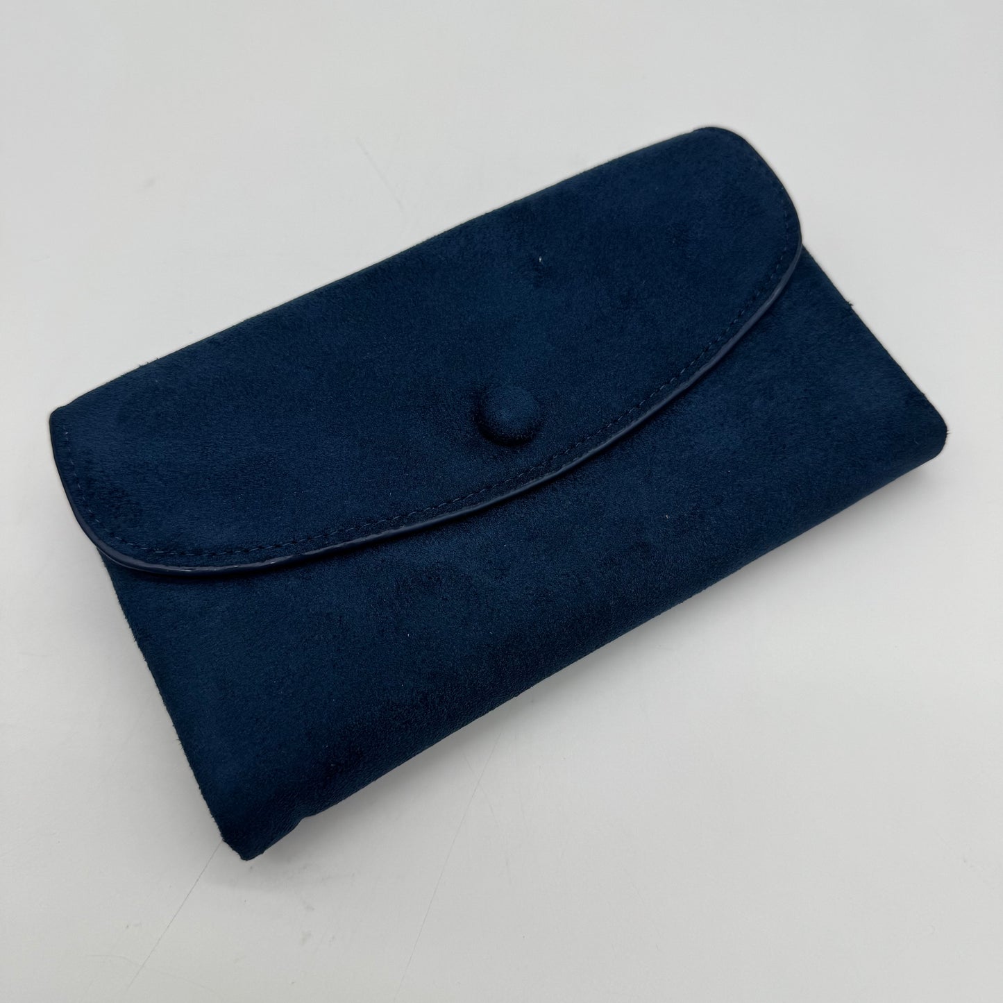 Faux Suede RFID Long Purse