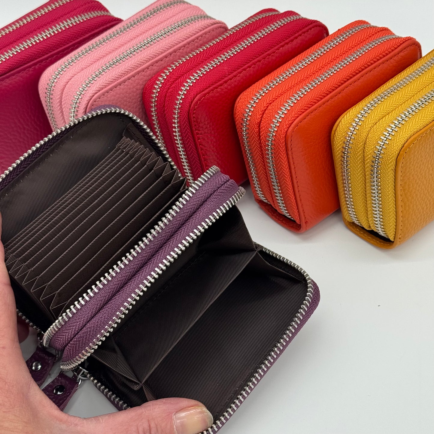 Leather Card Coin RFID Purse