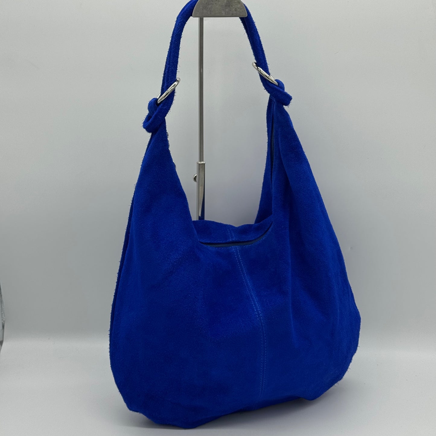 Suede Hobo Shoulder Bag