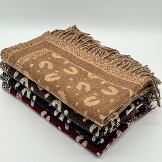 Soft Winter Print Scarf