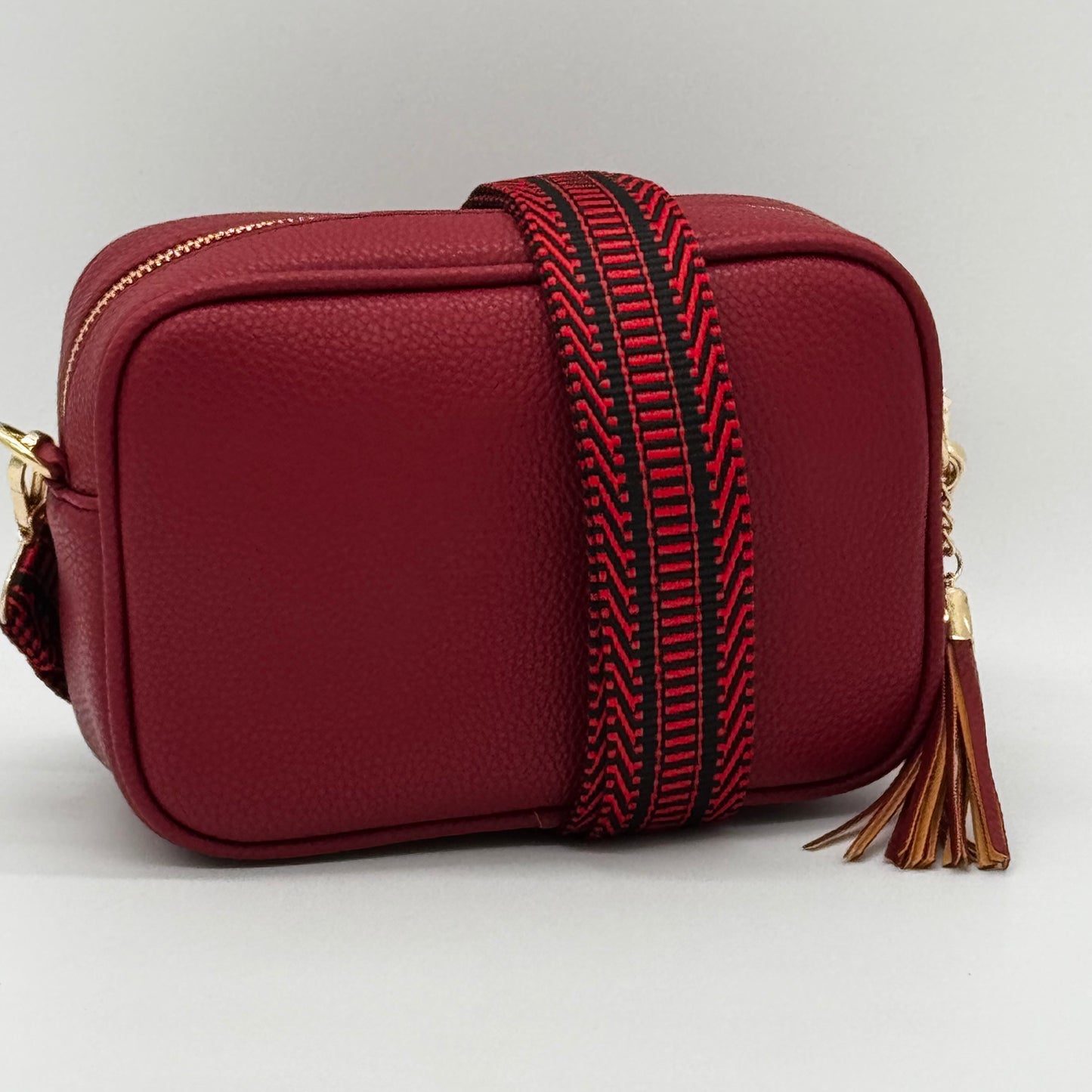 Faux Leather Crossbody Bag