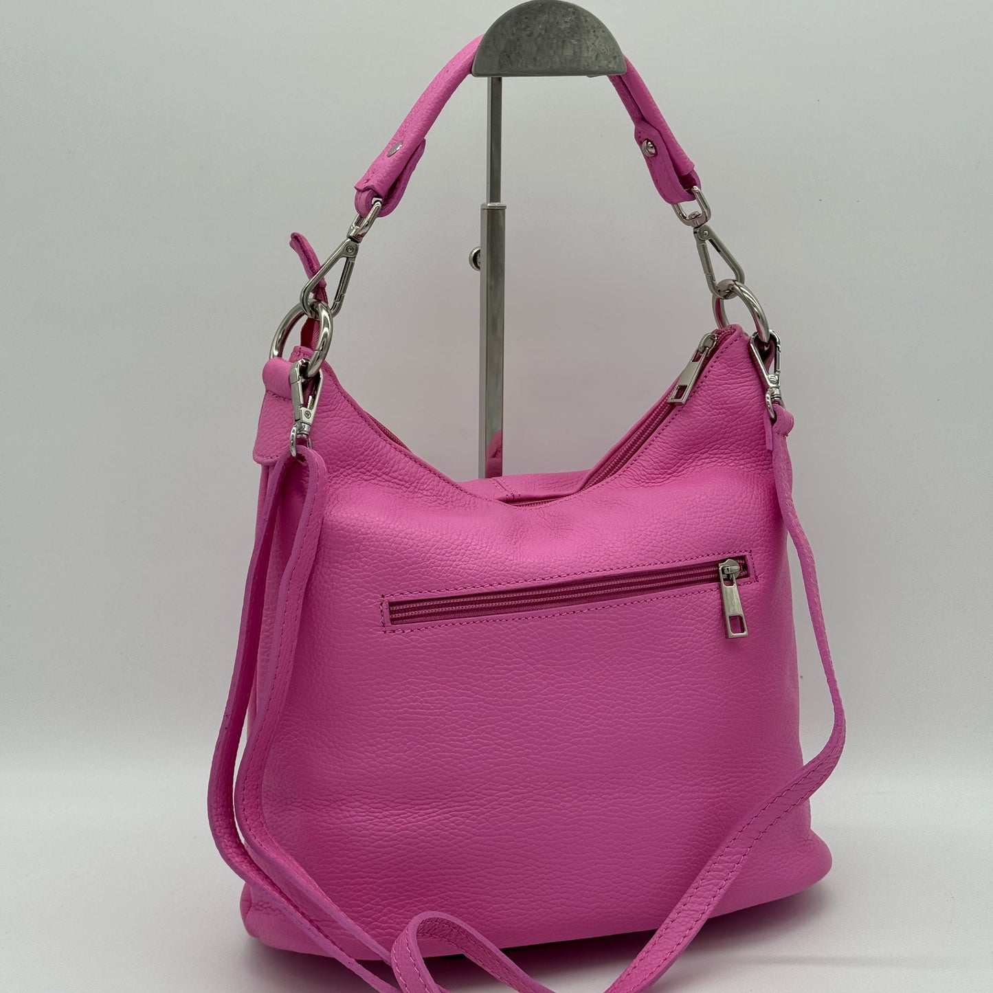 Leather Shoulder Crossbody Tassel Bag