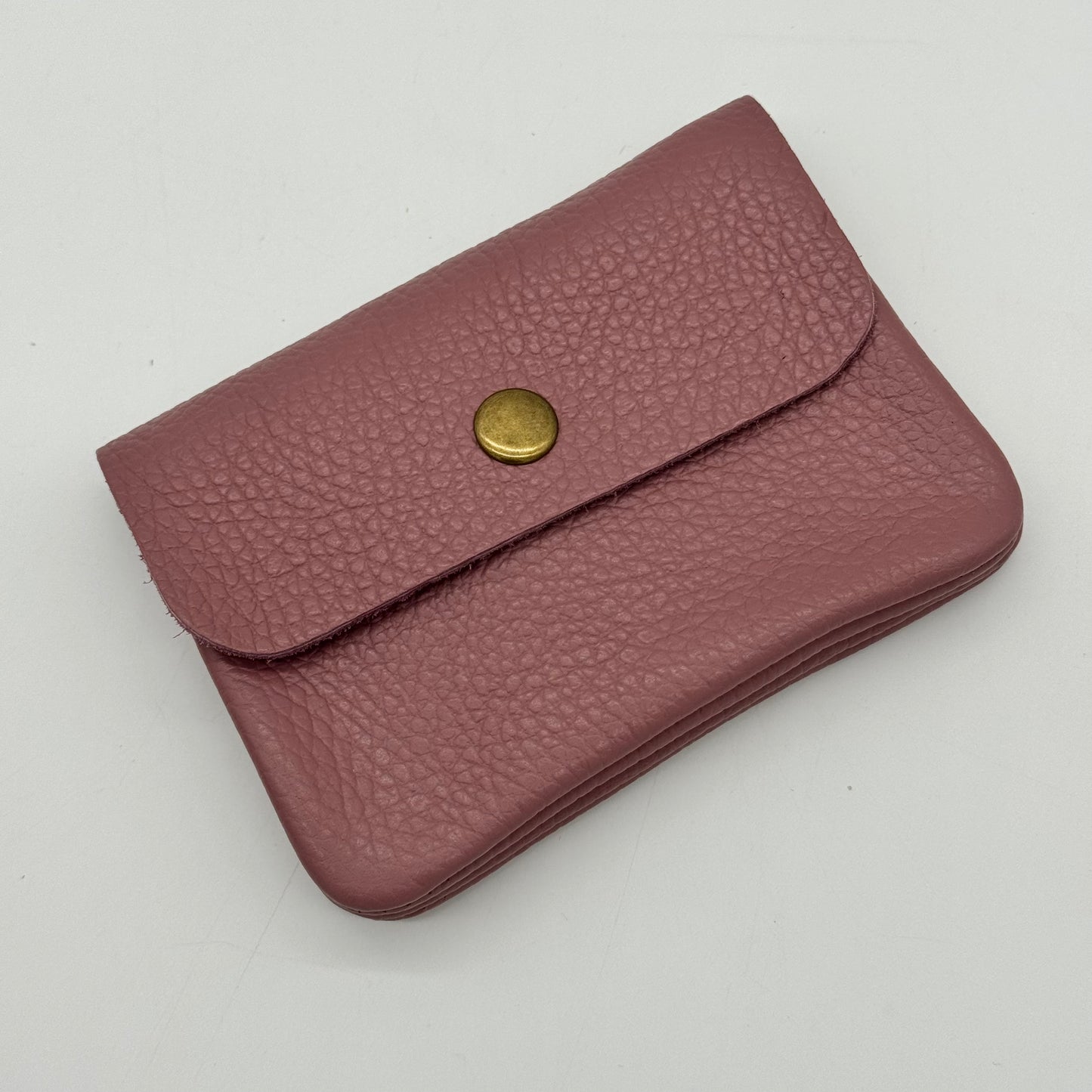 Leather Mini Popper Purse