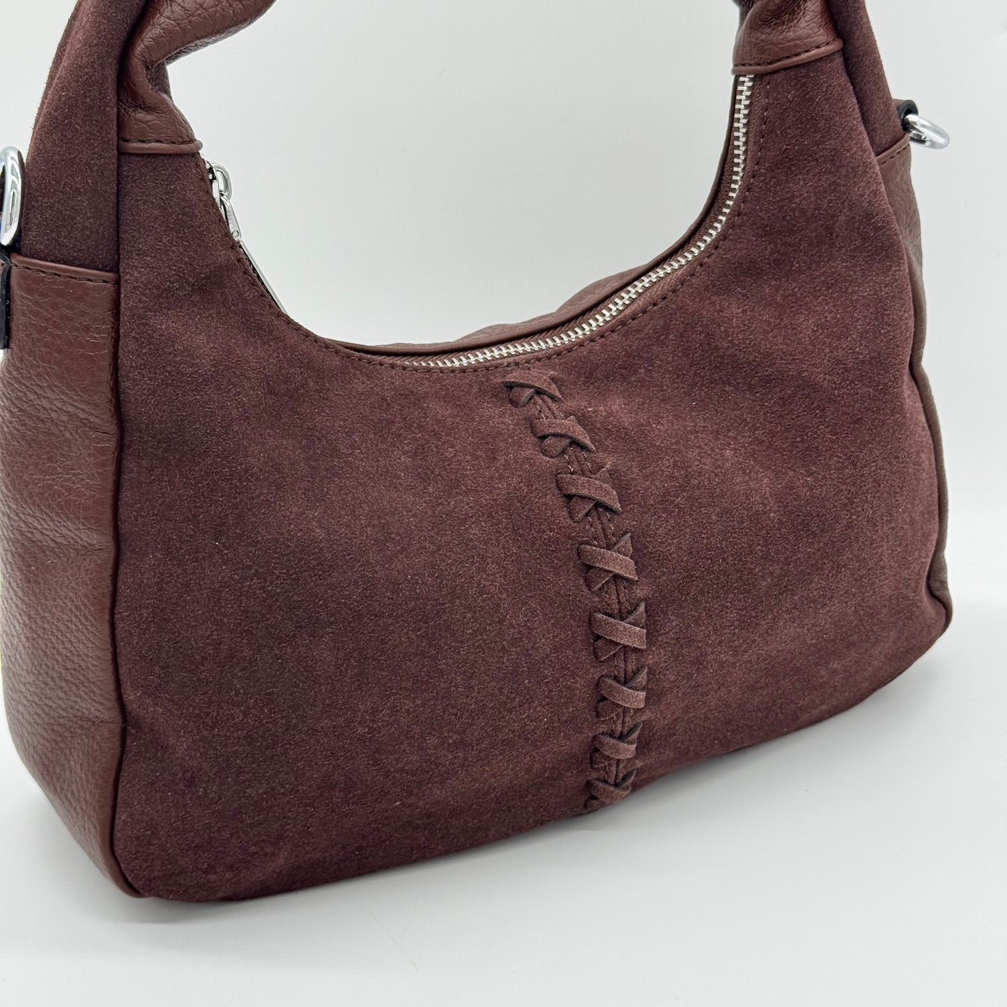 Faux Leather/Suede Grab Bag