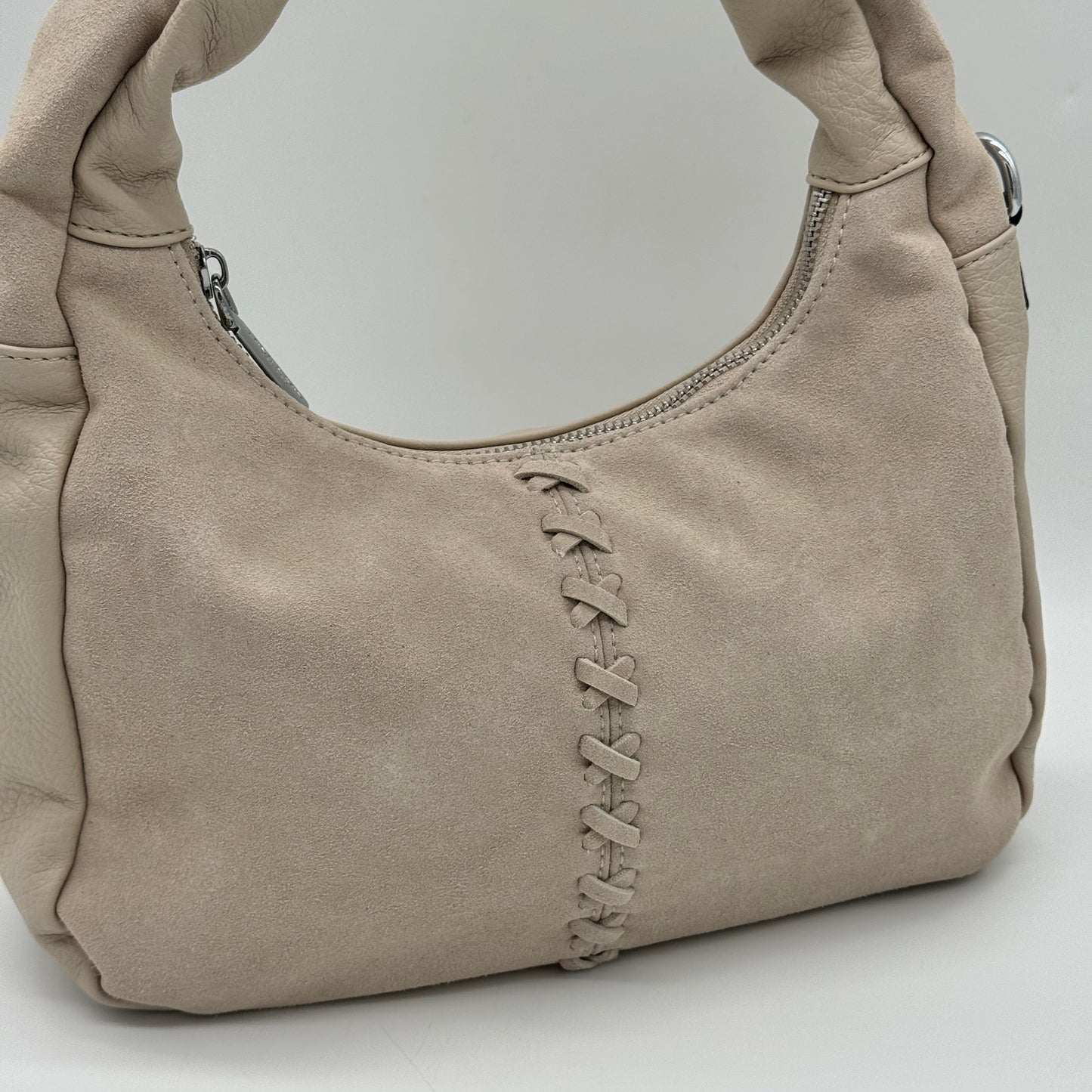 Faux Leather/Suede Grab Bag