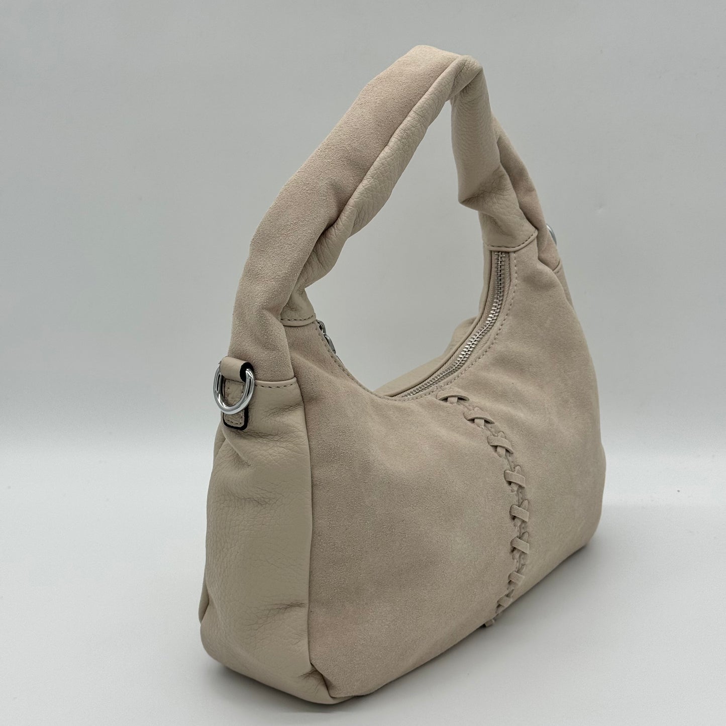 Faux Leather/Suede Grab Bag