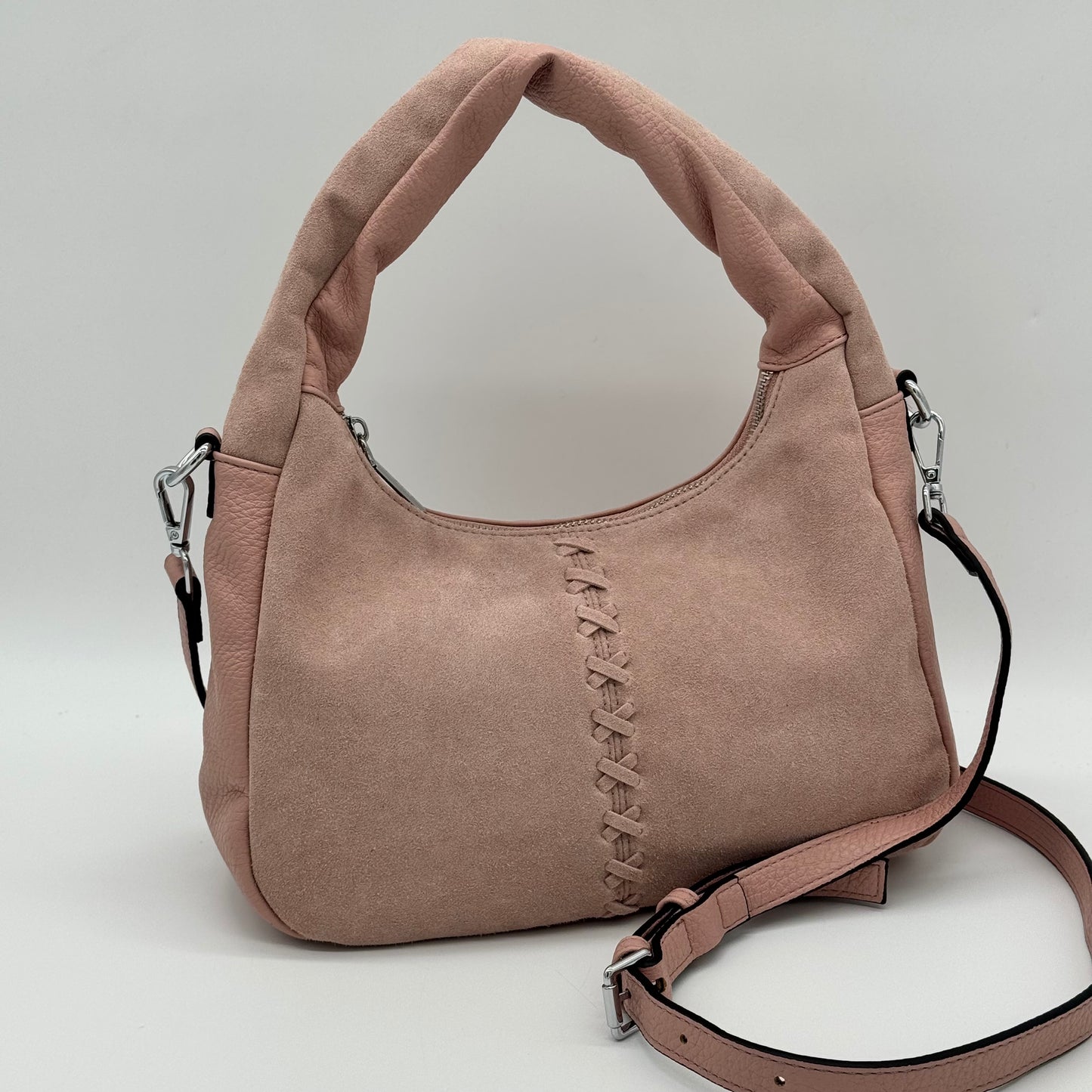 Faux Leather/Suede Grab Bag