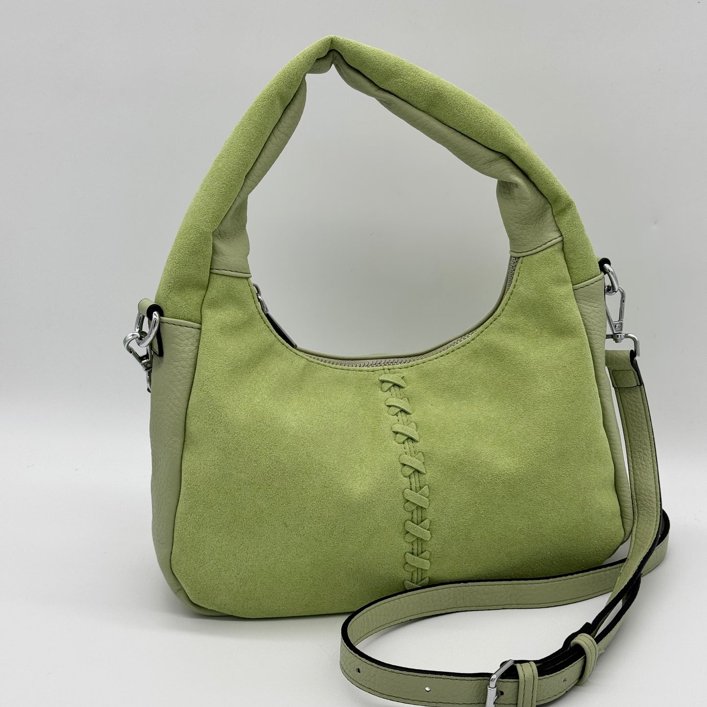 Faux Leather/Suede Grab Bag