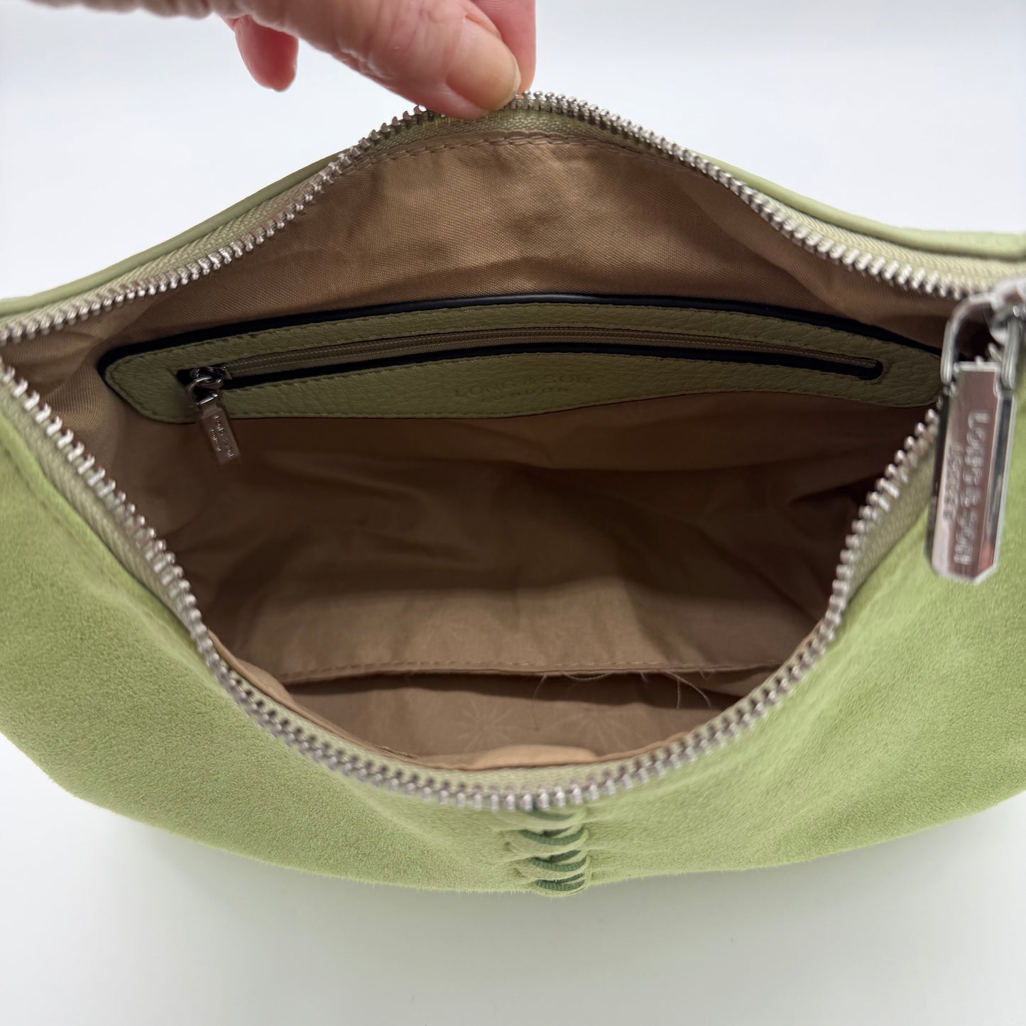 Faux Leather/Suede Grab Bag