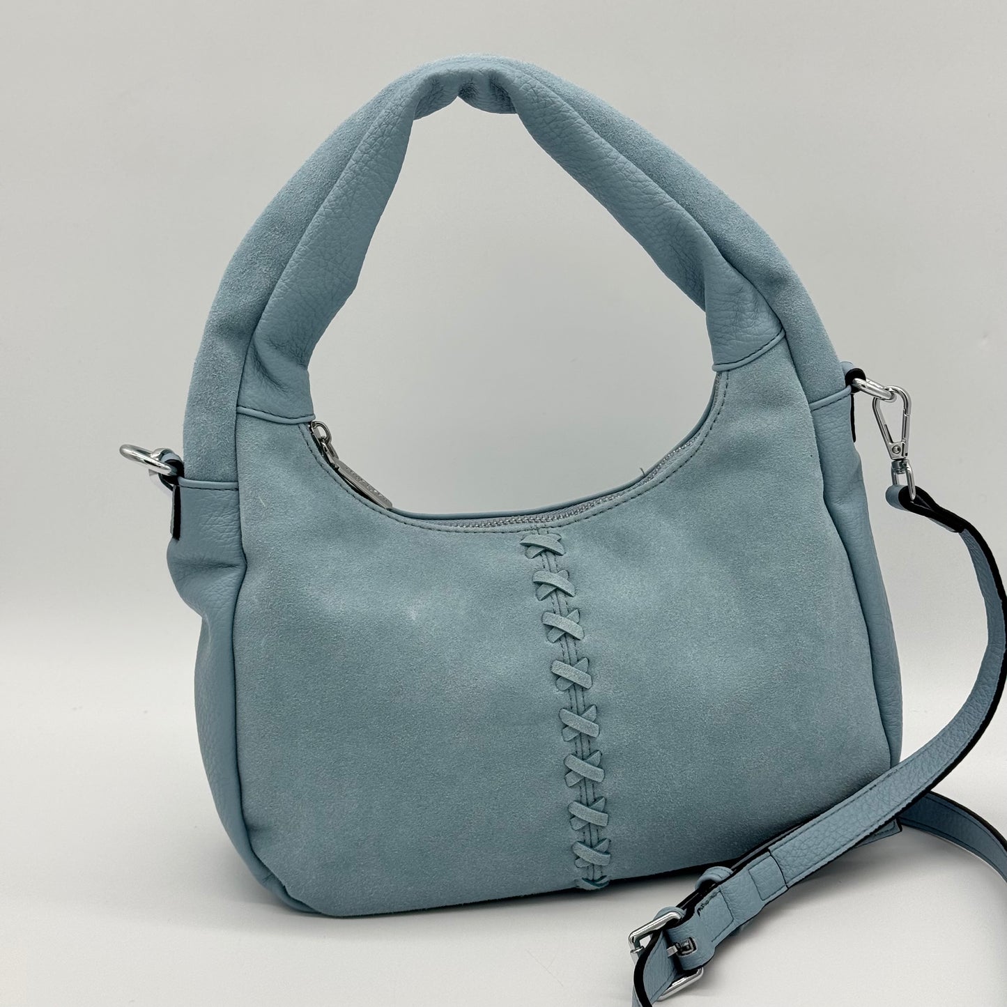 Faux Leather/Suede Grab Bag