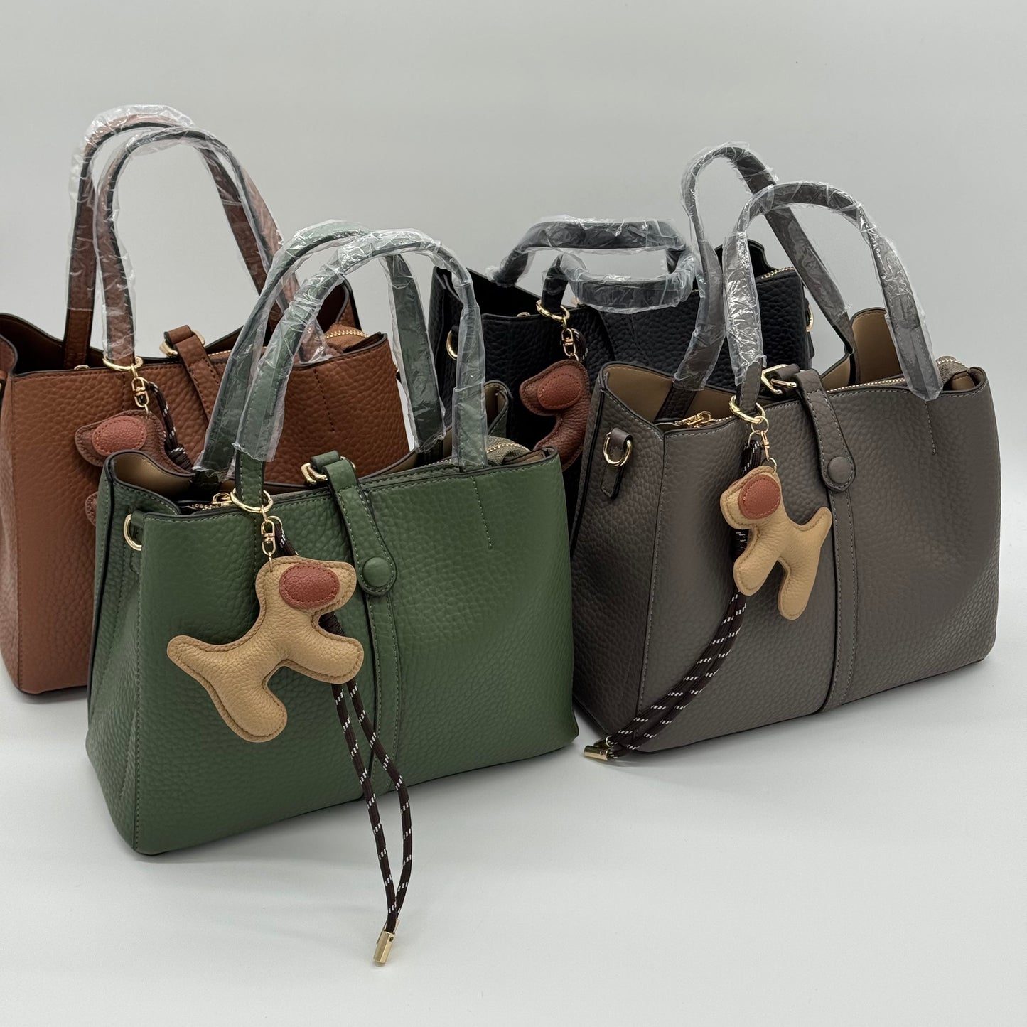 Faux Leather Grab Bag