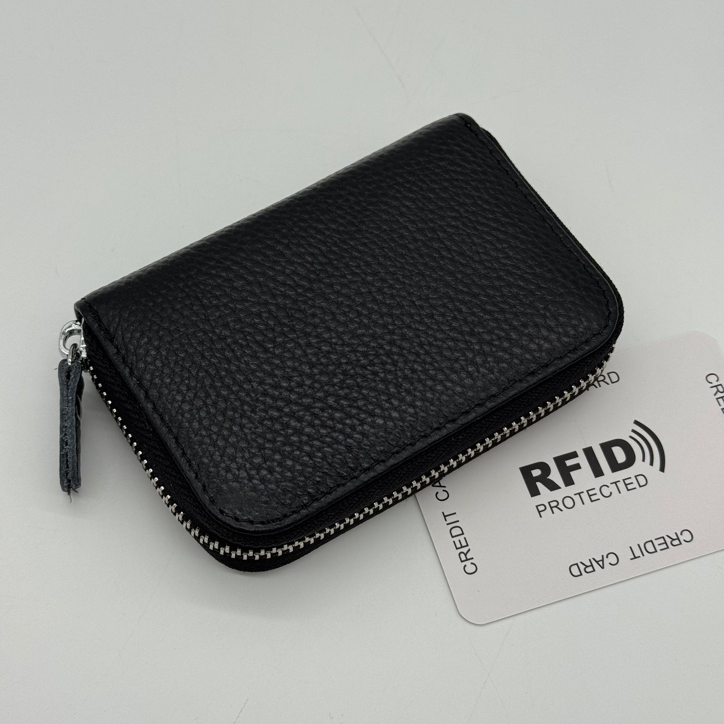 Leather RFID Credit Card Holder
