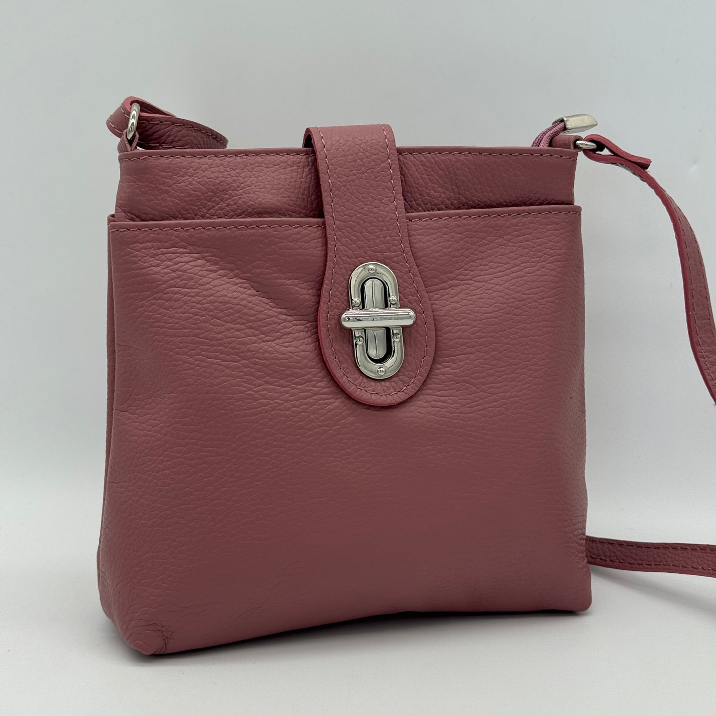 Leather Small Messenger Crossbody Bag