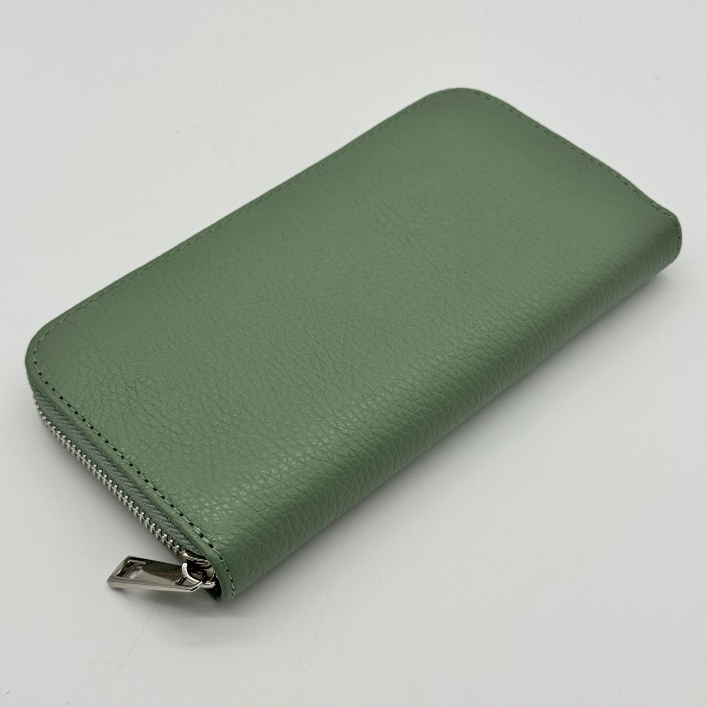 Leather Zipped Long Purse