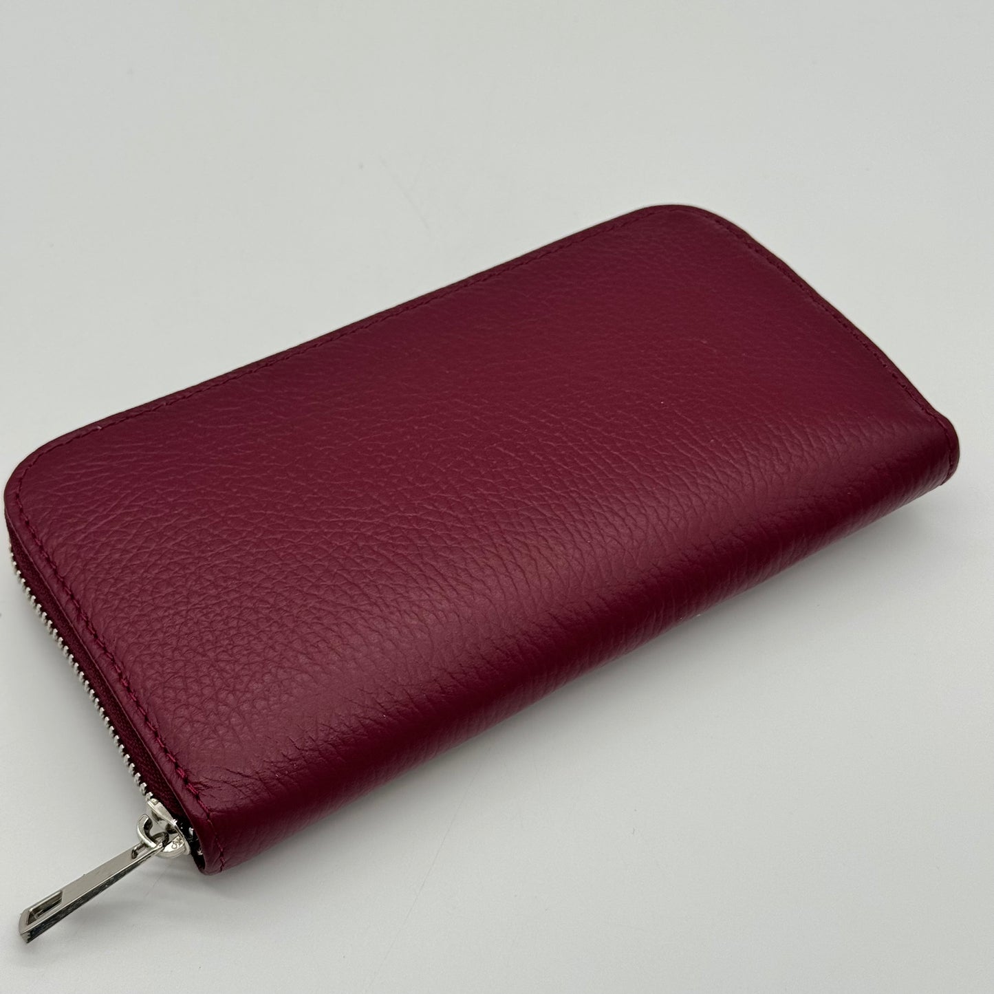 Leather Zipped Long Purse