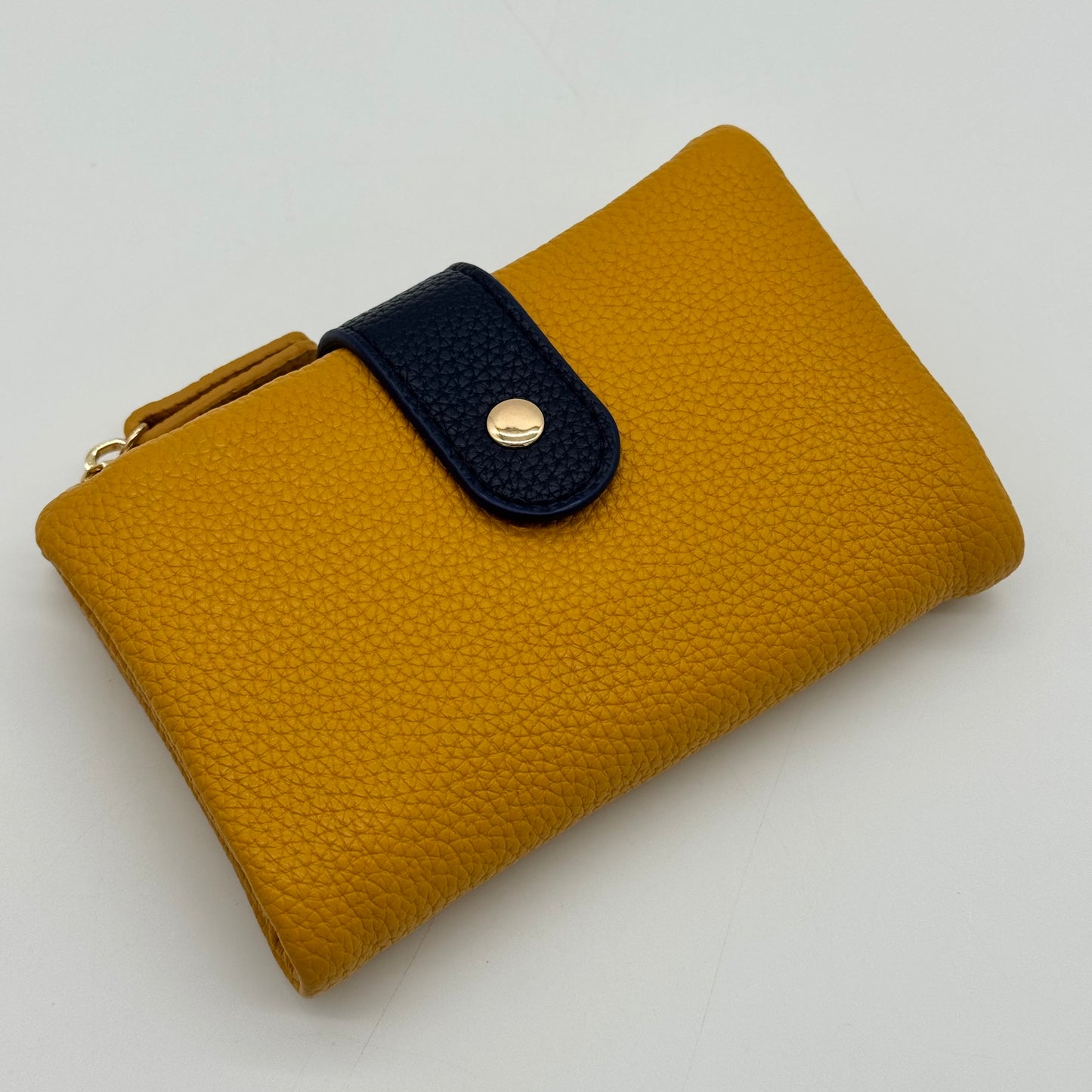 Faux Leather Two Tone Purse
