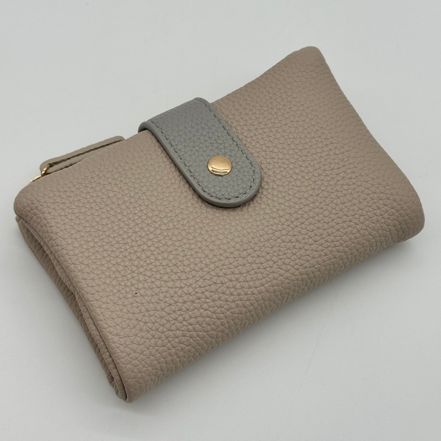 Faux Leather Two Tone Purse