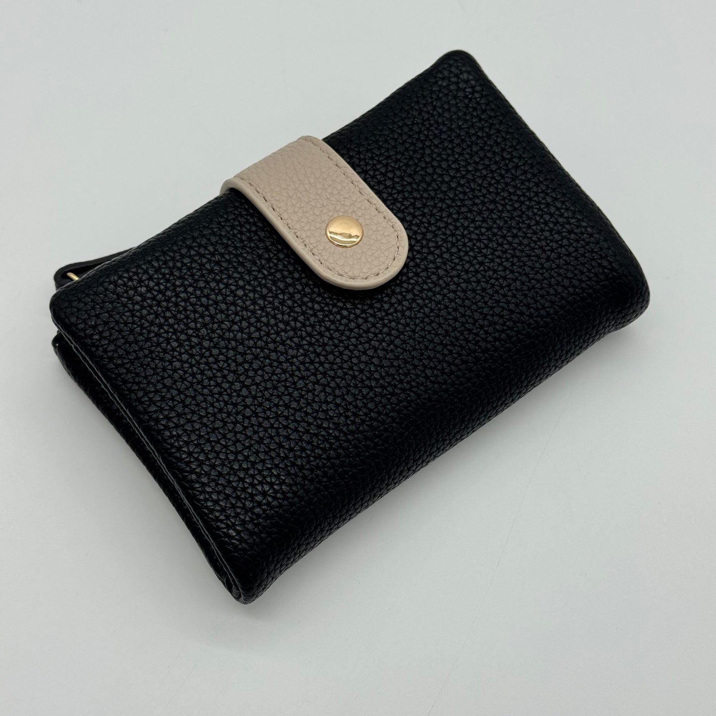 Faux Leather Two Tone Purse