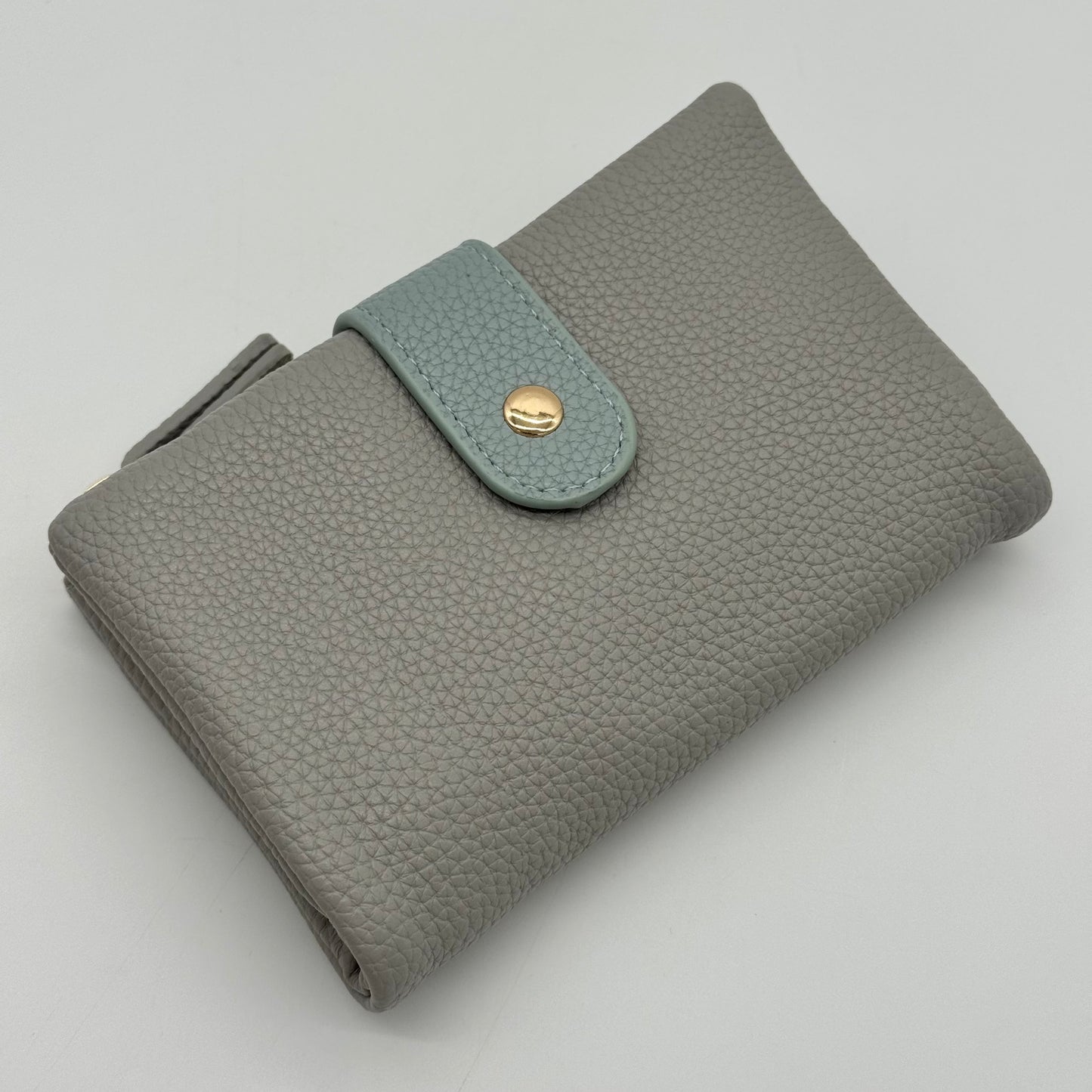 Faux Leather Two Tone Purse