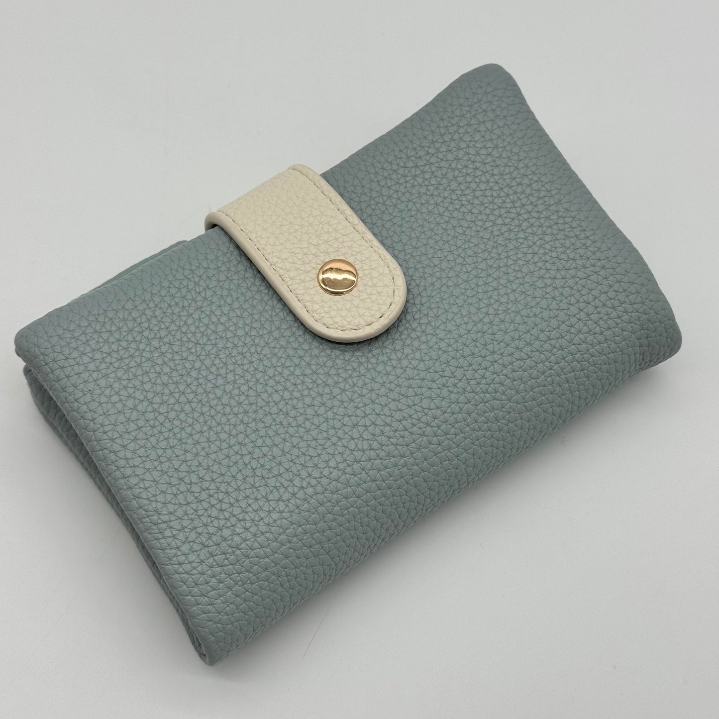 Faux Leather Two Tone Purse