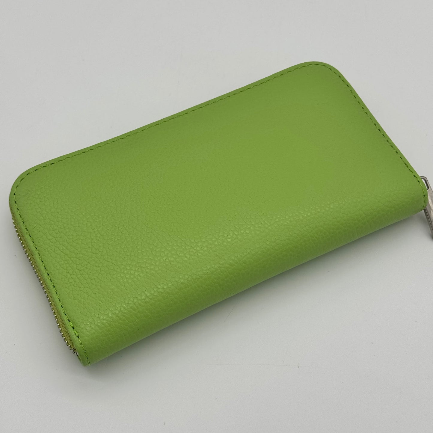 Leather Zipped Long Purse