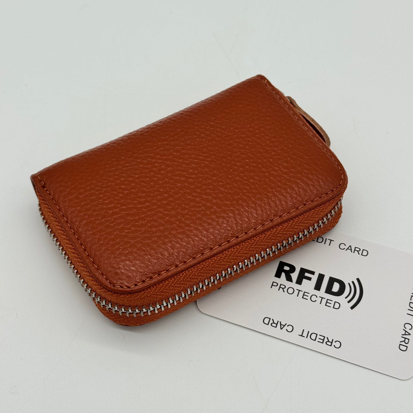 Leather RFID Credit Card Holder