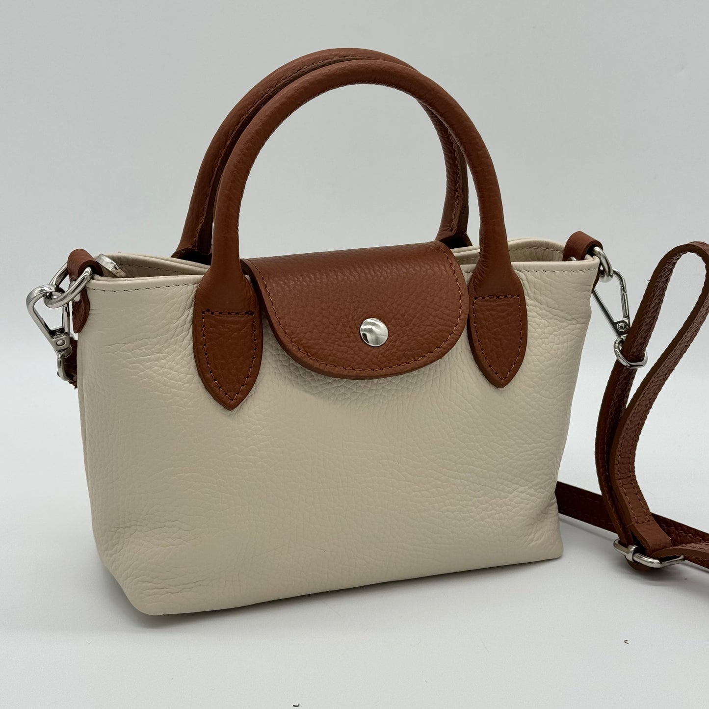 Leather Mini Tote Bag