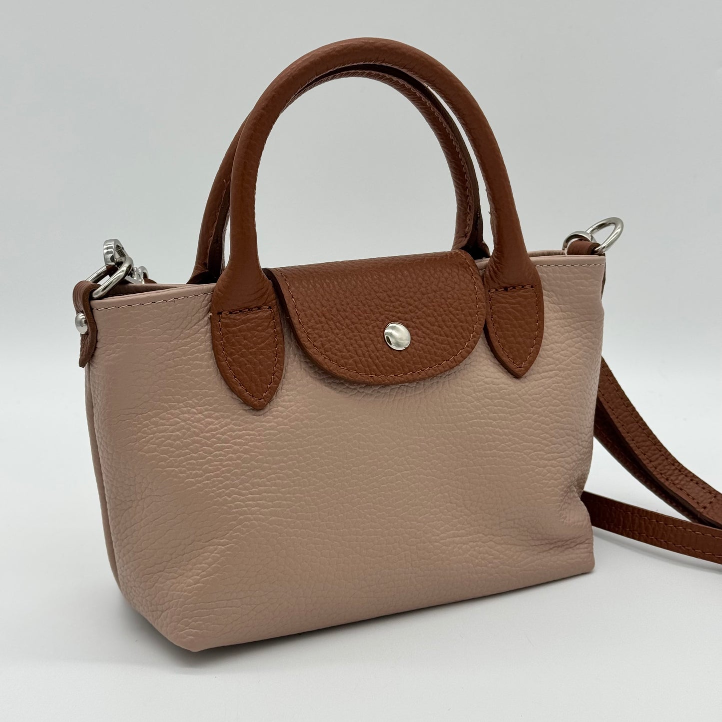 Leather Mini Tote Bag