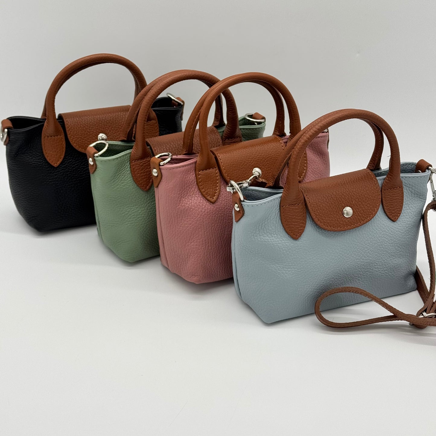 Leather Mini Tote Bag