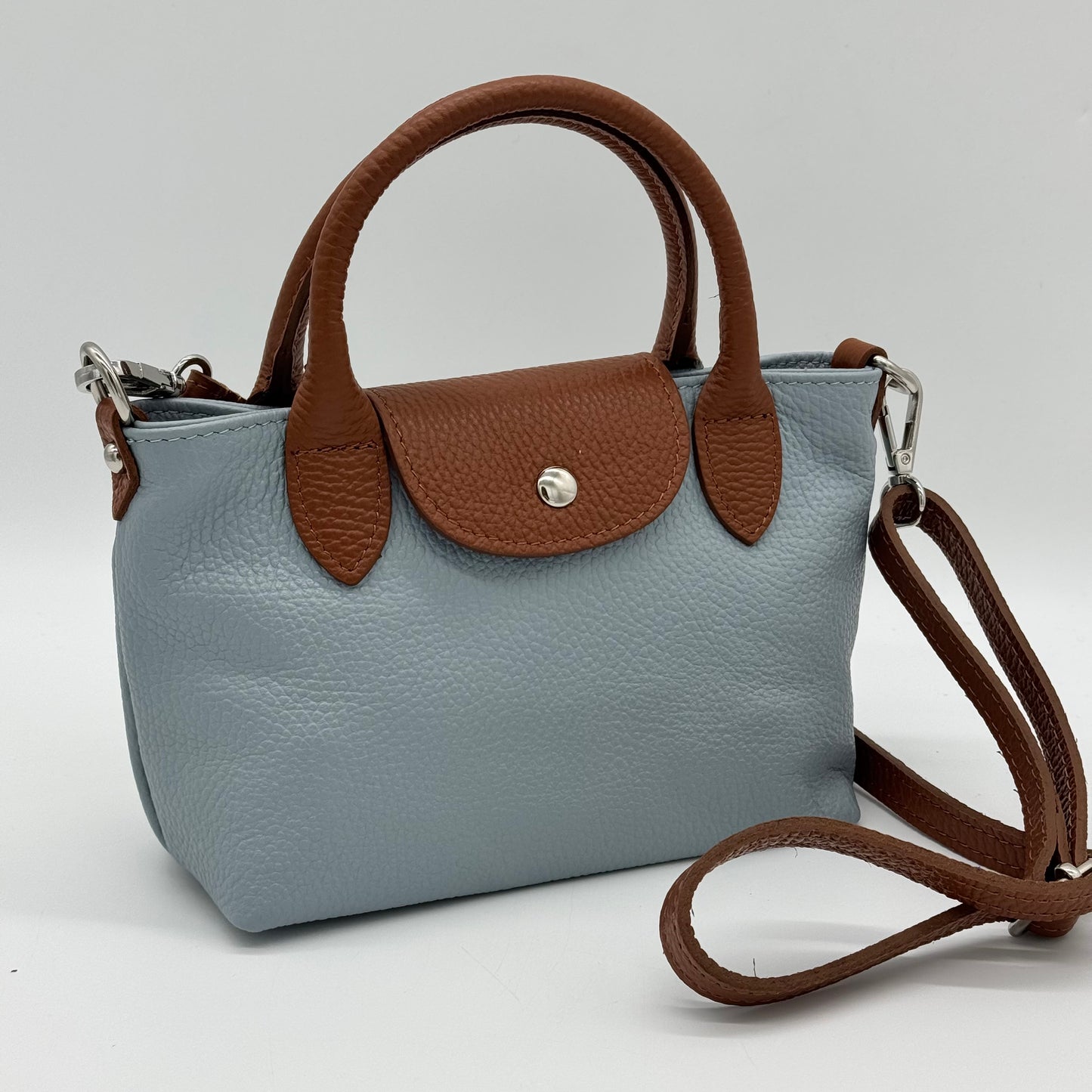 Leather Mini Tote Bag