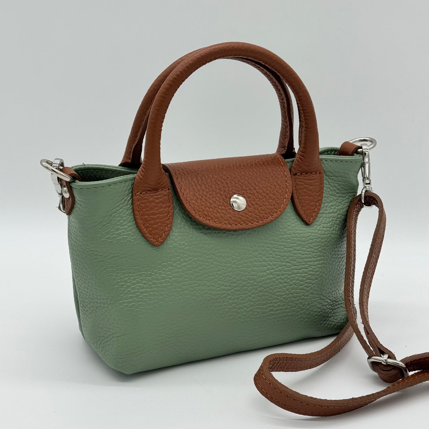 Leather Mini Tote Bag