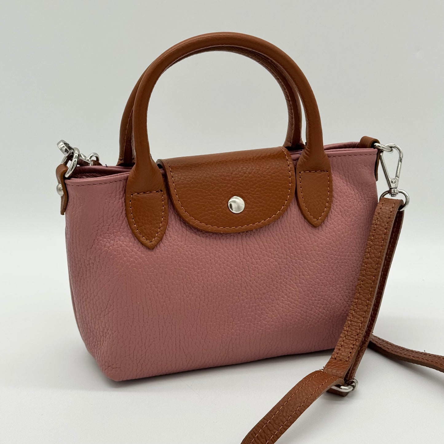 Leather Mini Tote Bag