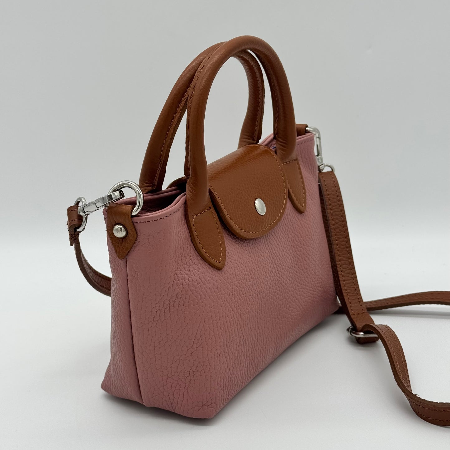 Leather Mini Tote Bag