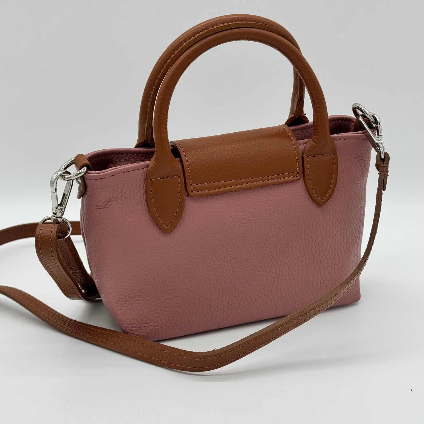 Leather Mini Tote Bag