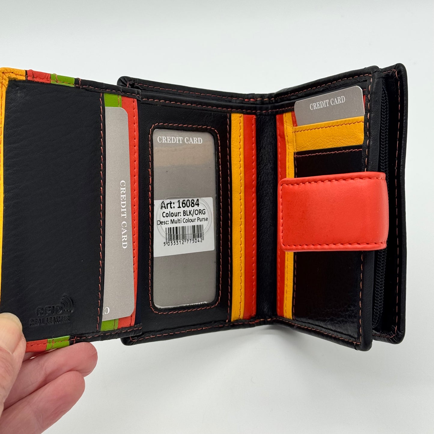 RFID Leather Wallet Purse