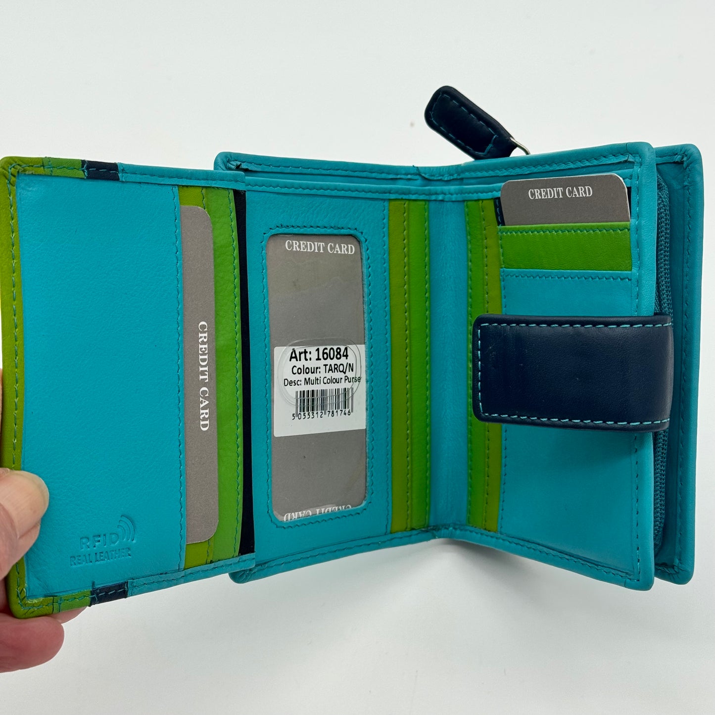 RFID Leather Wallet Purse