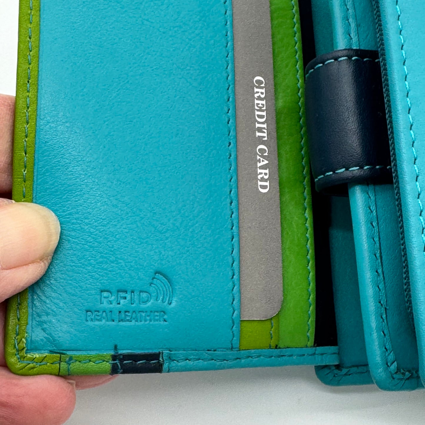 RFID Leather Wallet Purse