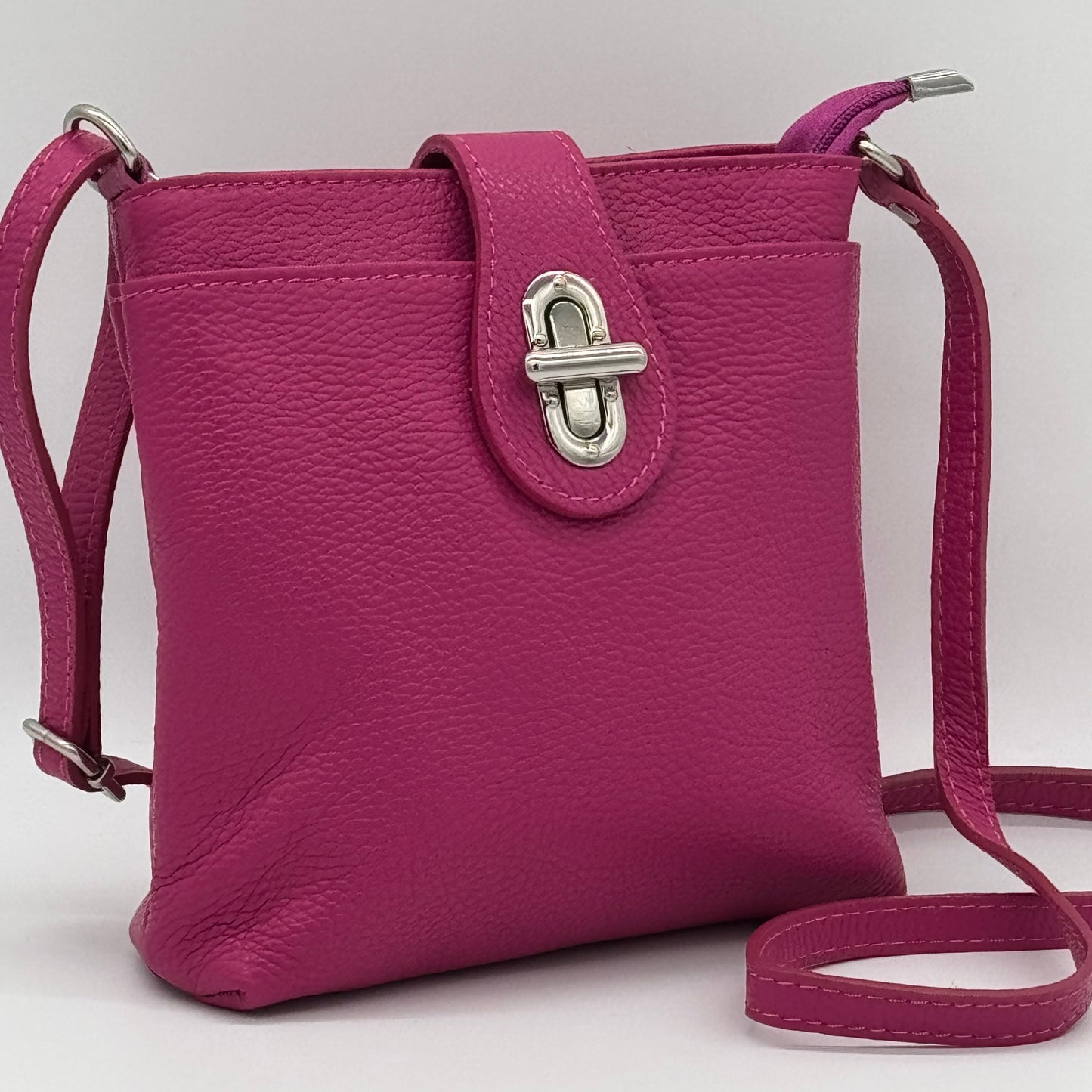 Leather Small Messenger Crossbody Bag