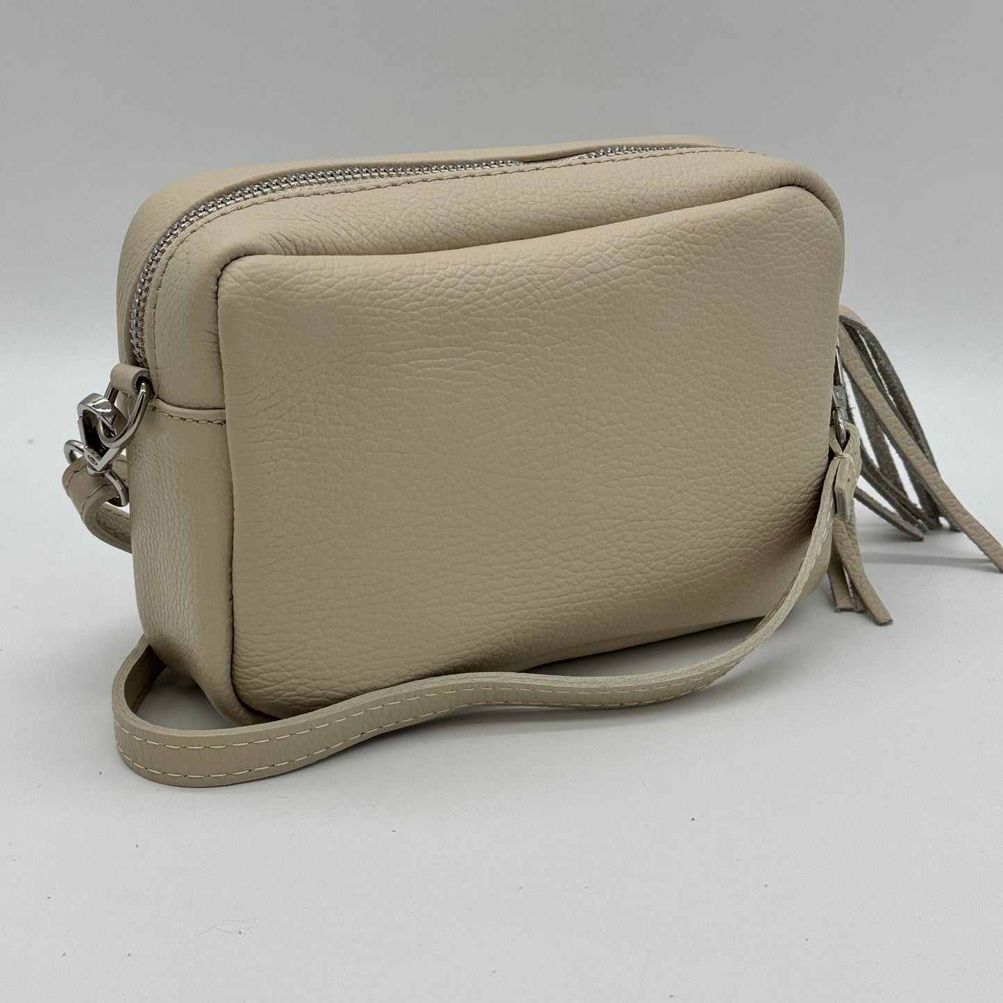 Leather Camera Crossbody Bag