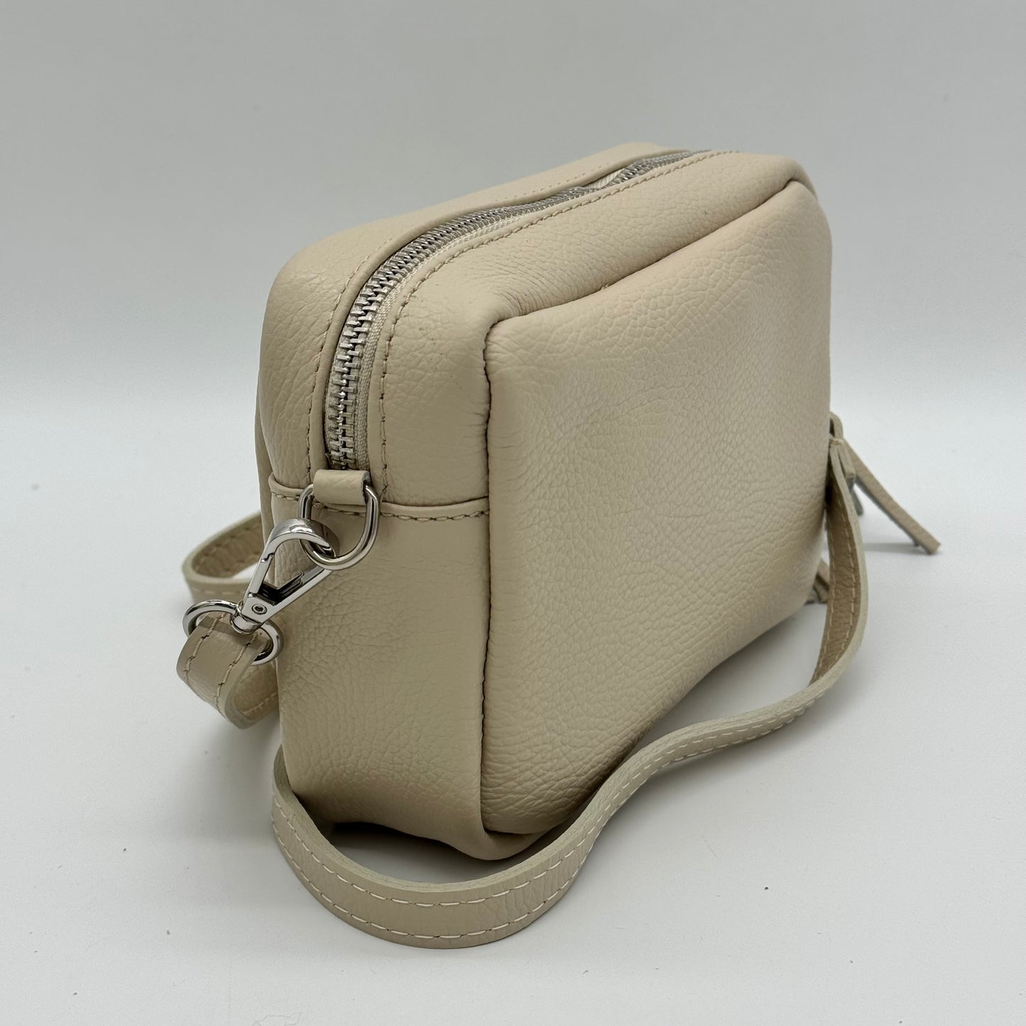Leather Camera Crossbody Bag