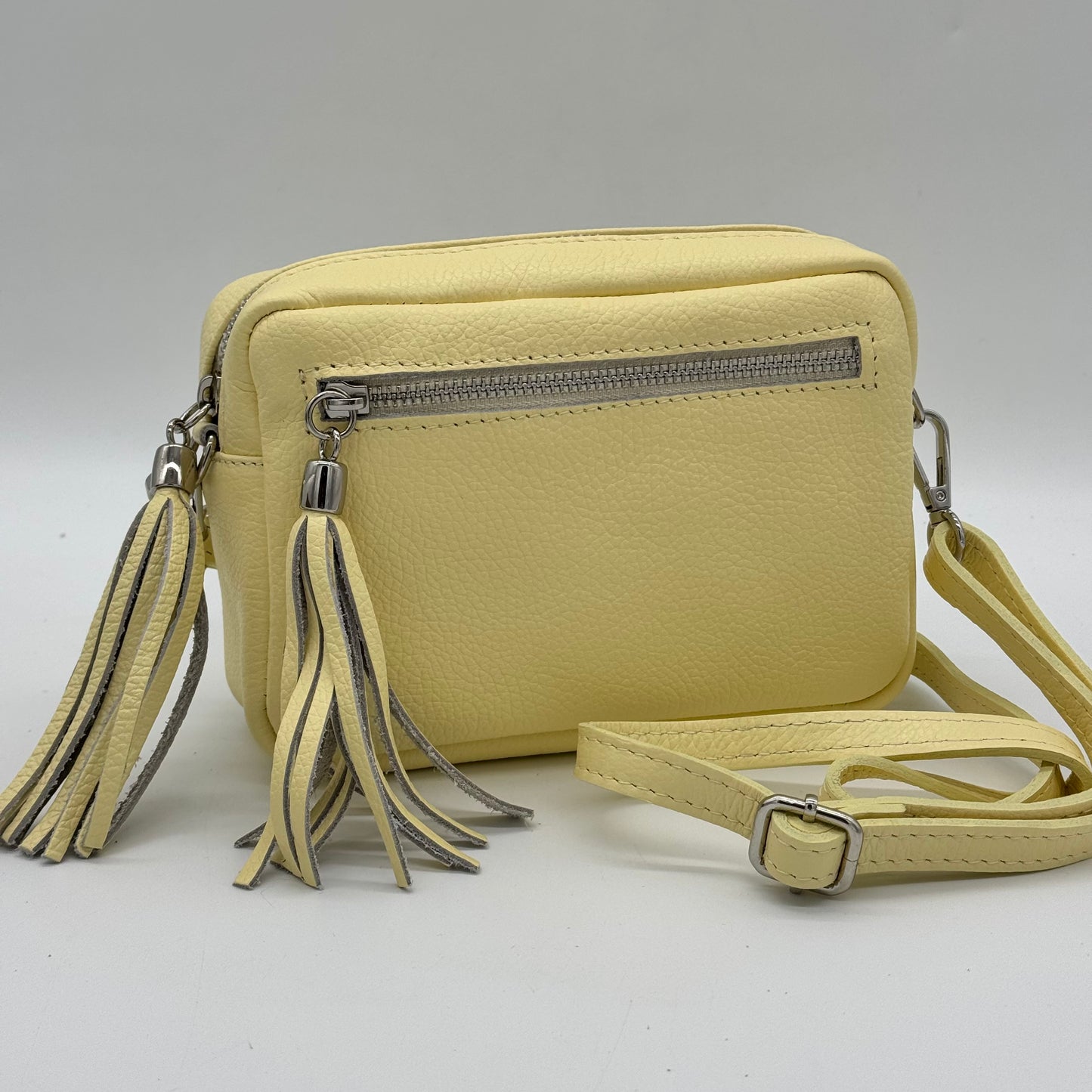 Leather Camera Crossbody Bag