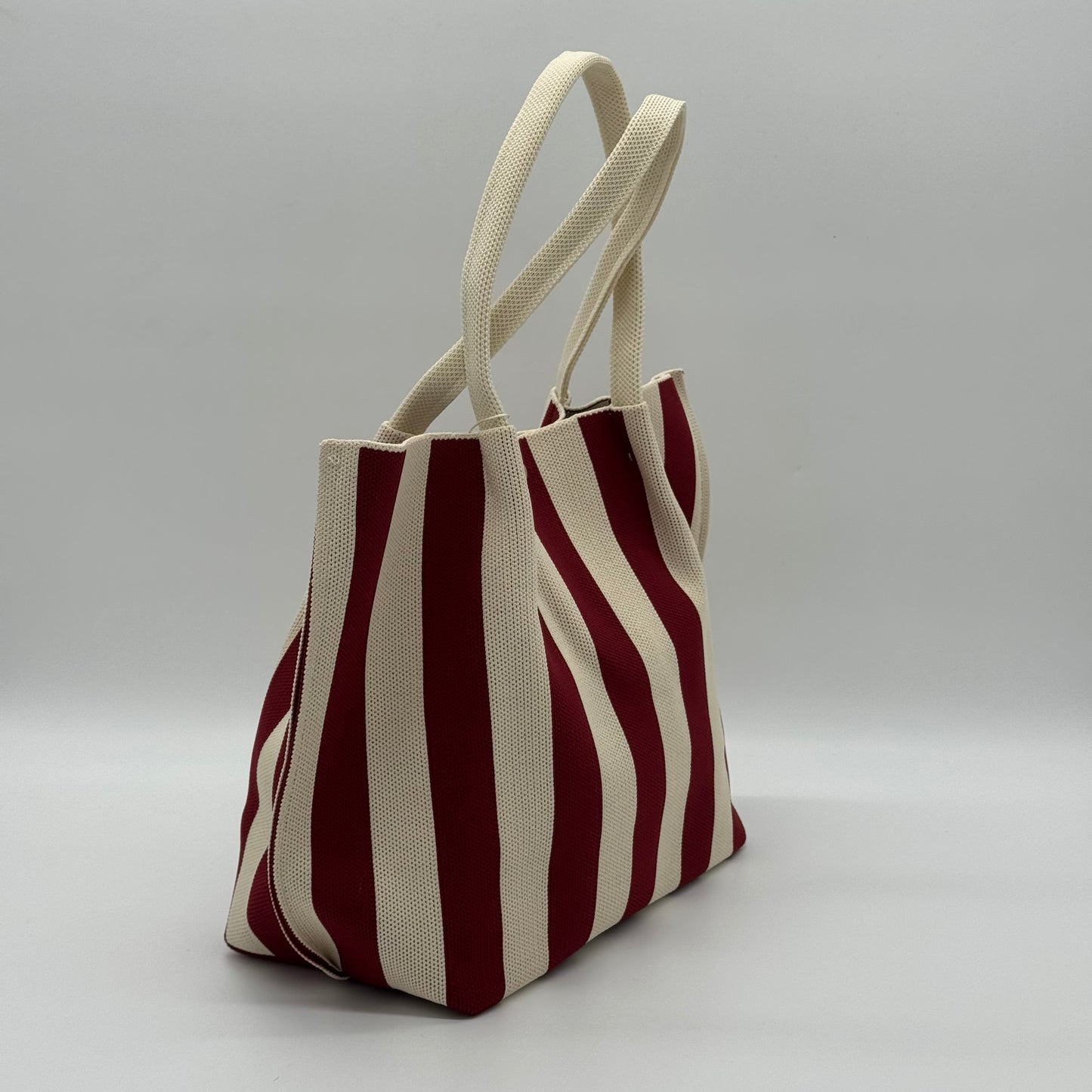 Woven Striped Shopper