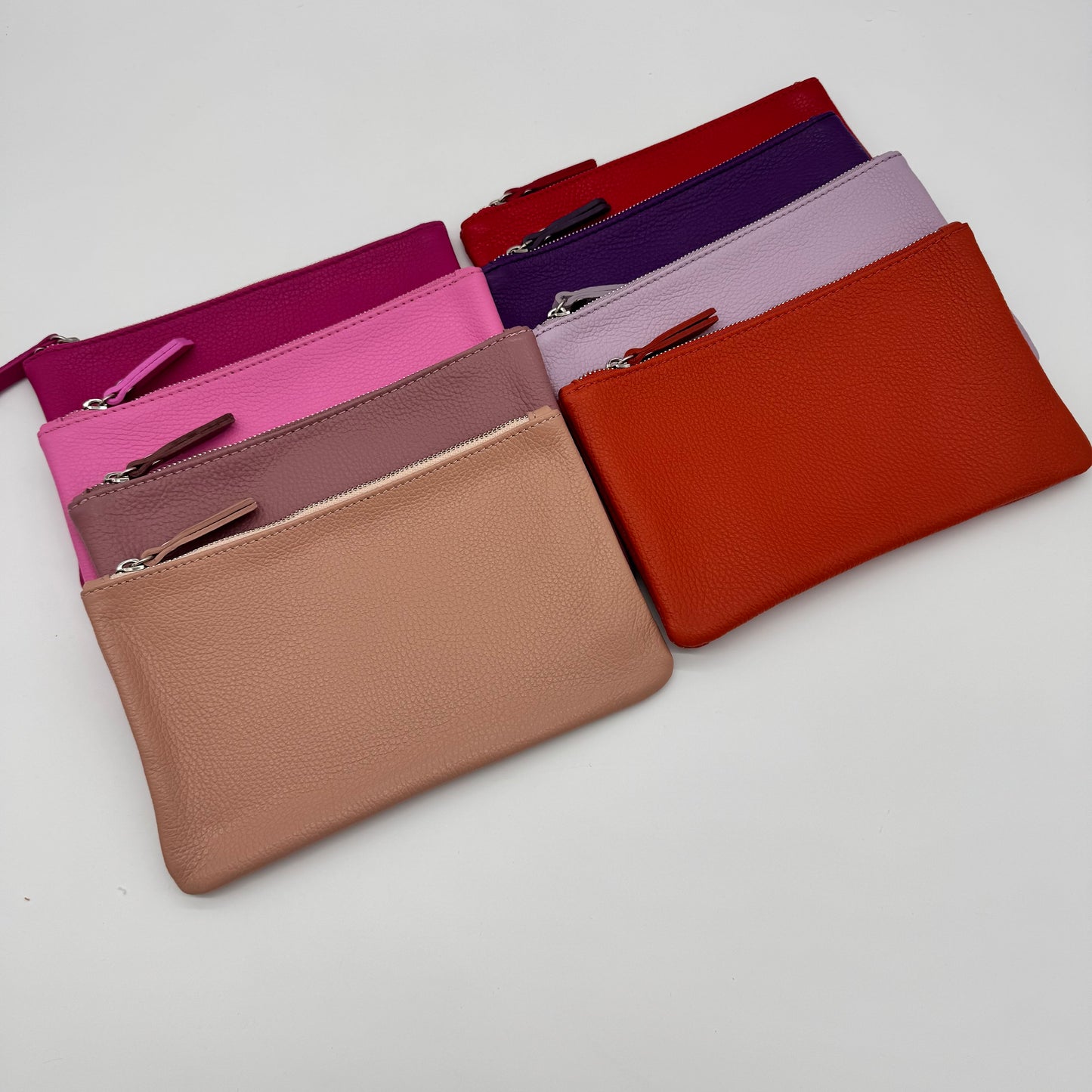 Leather Accessory Zipped Pouch