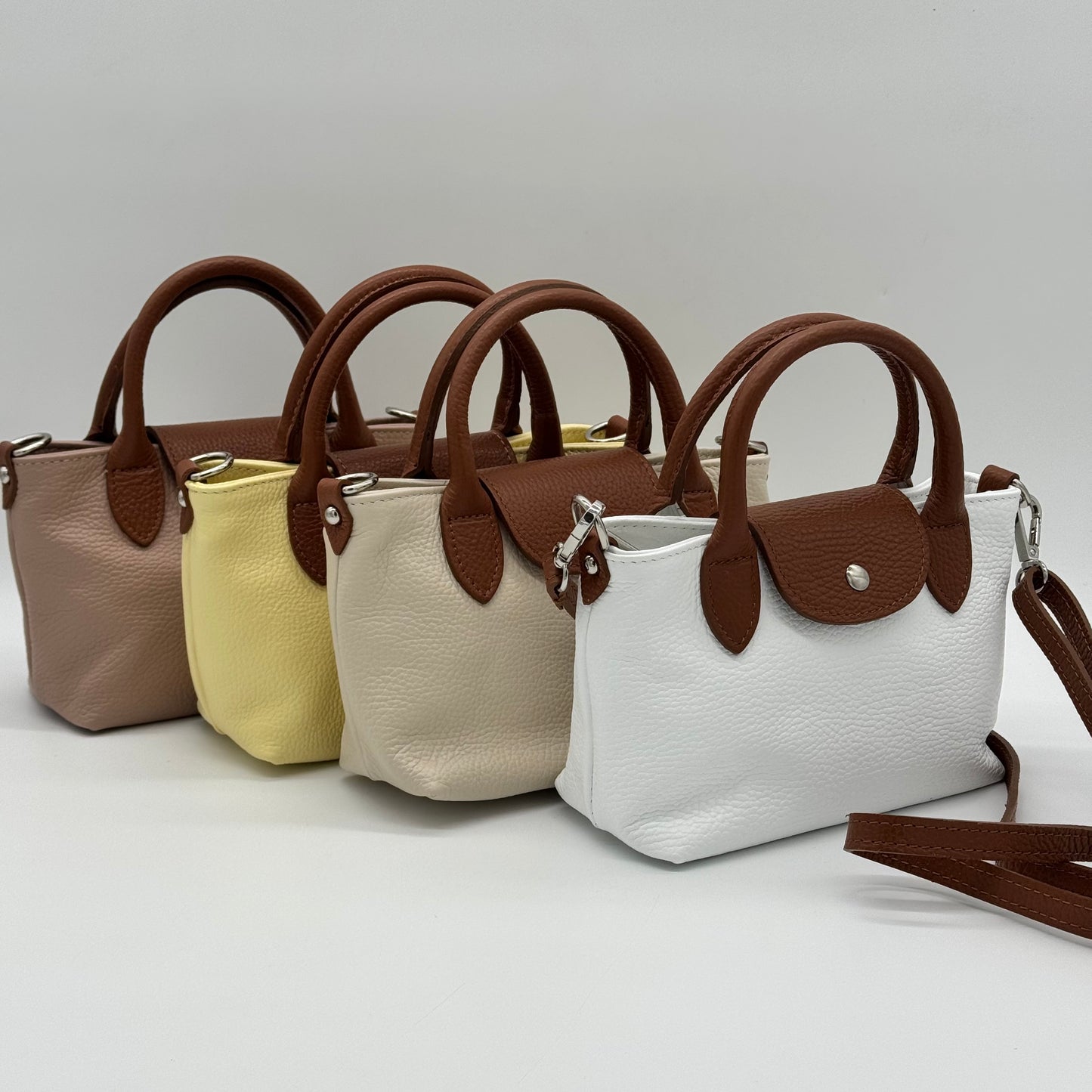 Leather Mini Tote Bag