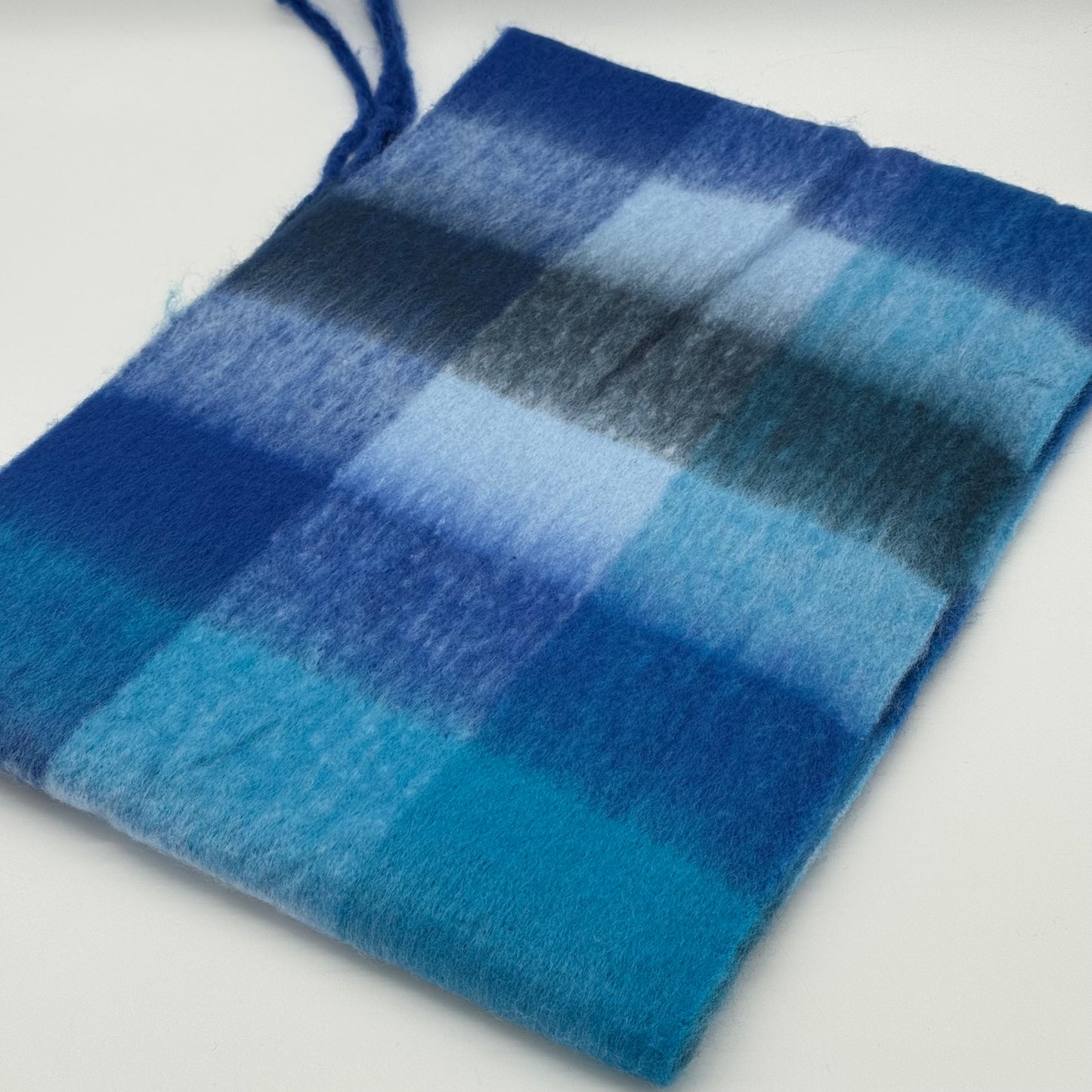 Soft Winter Blanket Check Scarf