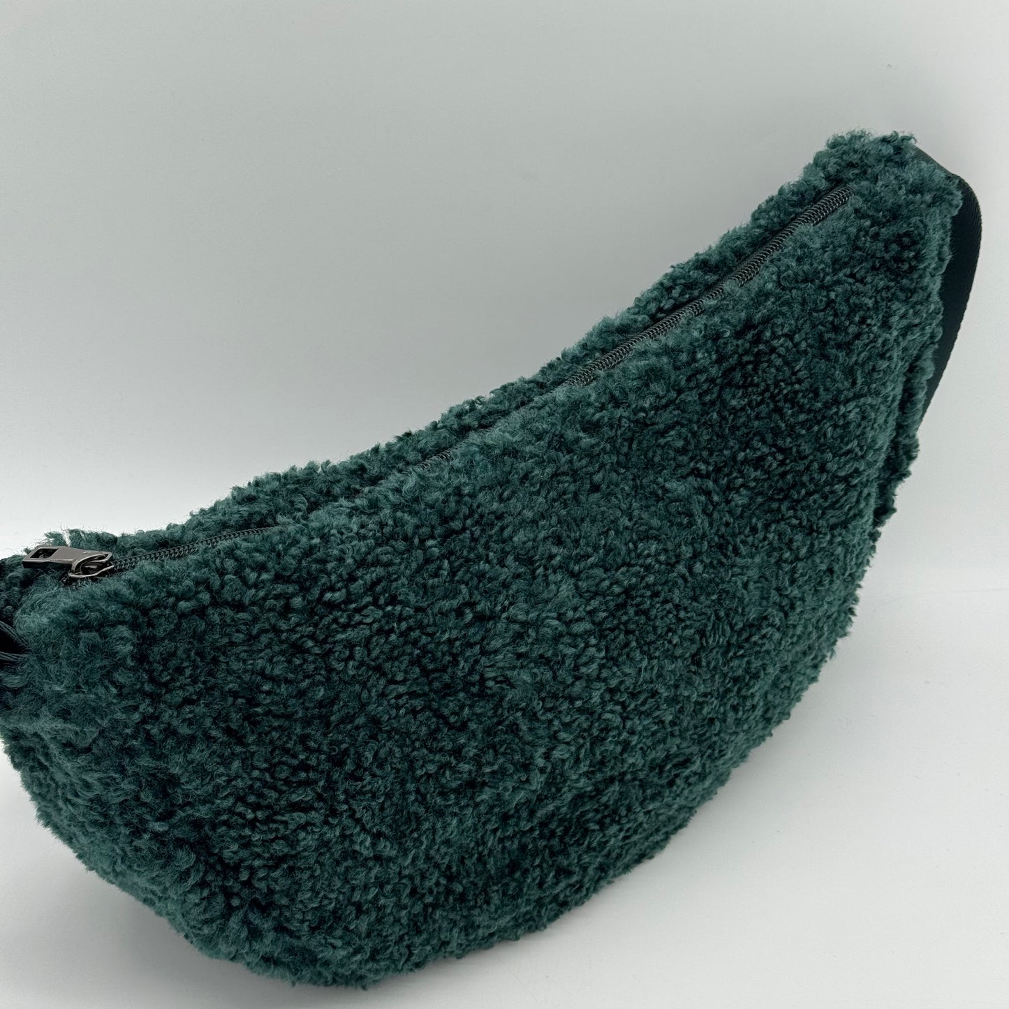 Faux Teddy Fur Dumpling Bag