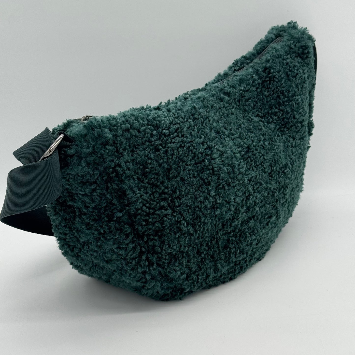 Faux Teddy Fur Dumpling Bag